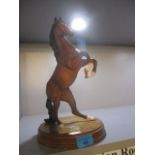 A Royal Doulton ceramic model of a rearing horse, entitled 'Spirit of the Wind'