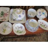 Spode Stafford Flowers, oven to tableware to include a tureen with lid and a Spode oversized