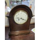 An Edwardian mahogany mantle clock