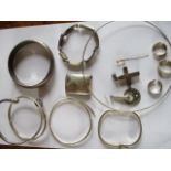 Mexican silver jewellery and other silver items, total weight 173g