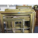 A quantity of early to mid 20th century gilt picture frames