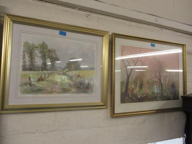 A Helen Bradley print, a riverboat outing print and another - Image 3 of 3