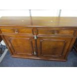 A Victorian mahogany sideboard 34" x 51" x 12"