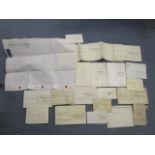 A quantity of late 17th/18th and 19th century Assignment of Mortgage Indentures and other
