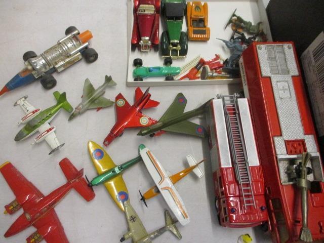 Die cast vehicles to include a Cubb pathfinder, Dinky aeroplanes, a Dinky Scorpion tank striker - Image 2 of 3