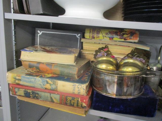 A mixed lot to include boxed Evergreen figures, Tudor decanter, collectors spoons, children's books, - Image 3 of 3