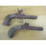 Two early 20th century percussion cap pistols