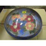 A Royal Doulton floral pattern pottery fruit bowl