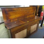 A Regency rosewood chiffoniere, 40" h x 50"w x 12"d