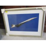 A framed and glazed Concorde poster 1976-2003