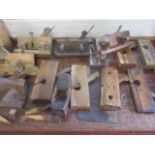 A selection of wood working planes