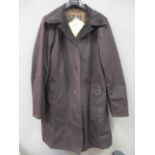 Barbour - a brand new Georgina knee length wax cotton jacket, with original tags, UK size 22