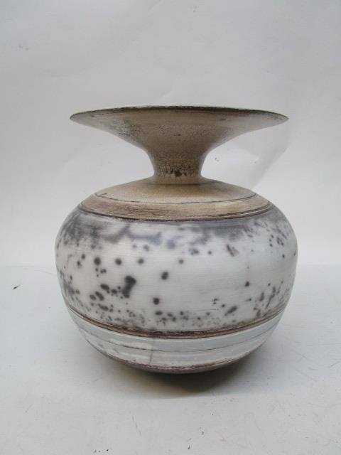 Rob Wray - a large studio pottery vase of compressed, globular form with short, narrow neck and - Image 2 of 6