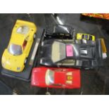 Mixed toy Ferrari cars to include Tonka, Burango and others