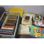 Books and printed ephemera to include Great War, railway, sewing, engineering, an autograph book and