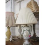 Four mid 20th century table lamps