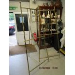 Two brass artists picture easels