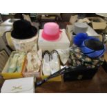A mixed lot of ladies' fashion to include a Rayne and Henry's of London handbags, Rayne's shoes,