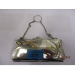 Birmingham 1910 a silver purse with chain link handle