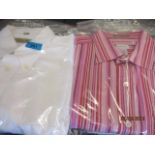 A collection of good quality men's shirts to include Paul Smith, Cexan and Jaeger, sizes 15.5" and