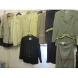 A quantity of mid to late 20th century good quality ladies formal clothing, to include an Aquascutum