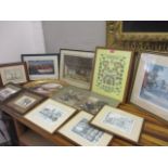 Jack Appleton - Barn Interior, a watercolour signed lower right hand corner and to the mount,