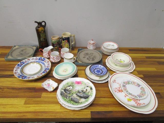 Miscellaneous ceramics to include two boxed Poole stoneware bird plates, a selection of Delft