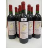 Eleven bottles of 1998 Domaine du Haut-Poulvere tirecul Bergerac Rouge