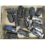 A collection of Tri-ang Hornby model railway engines and tenders