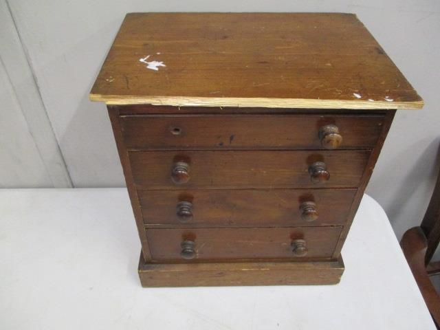 A stained pine four drawer chest containing various coins sets, banknotes, foreign coins and - Image 4 of 4
