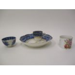 19th century English ceramics to include a Coughley Fitzhugh pattern cup and dish, a pearlware tea