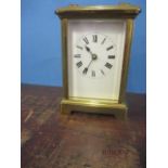 A late 20th century five window carriage clock