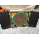 A Winmau dart board