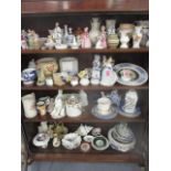 A large selection of mid to late 20th century ceramics to include an Aynsley Pembroke vase and mixed
