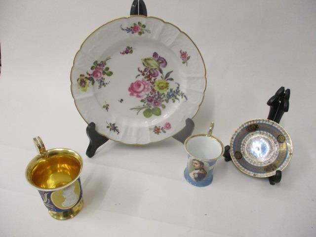 19th and 20th century continental teaware to include Meissen, Sevres, KPM and others comprising of - Image 2 of 24