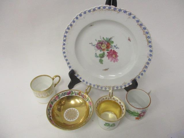 19th and 20th century continental teaware to include Meissen, Sevres, KPM and others comprising of - Image 14 of 24