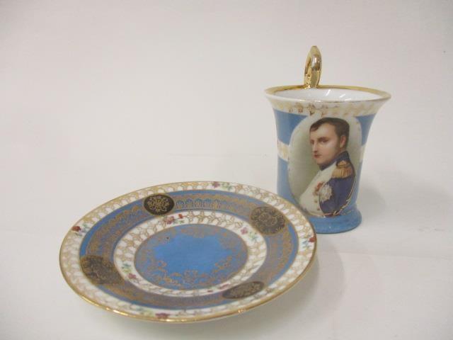 19th and 20th century continental teaware to include Meissen, Sevres, KPM and others comprising of - Image 7 of 24