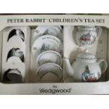 A Wedgwood Peter Rabbit children's teaset, boxed