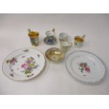 19th and 20th century continental teaware to include Meissen, Sevres, KPM and others comprising of