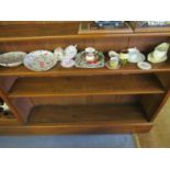 A mixed lot of ceramics to include two Chinese millefiori decorated plates