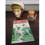 Sporting Interest - a small Royal Doulton limited edition character jug of W G Grace 1169/9500, a