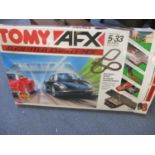 A retro Tomy AFX computer challenge Scalextric style set