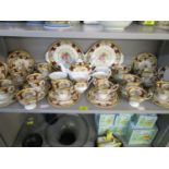 Royal Albert Lady Hamilton pattern teaset comprising approximately 49 pieces