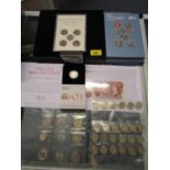 A Beatrix Potter 50p coin set, 2017 UK animal coin set, Nations of the Crown 2017 VK £1 proof coin