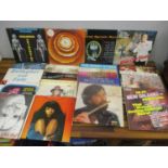 Pop, jazz, easy listening records and LPs to include Aretha Franklin, Breath Taking Stereo, Carly