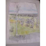 Keigh Grant - New South Wales, an unframed watercolour