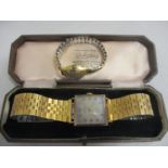 Two wristwatches to include a 9ct gold Armex gents watch