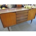 A retro Richard Hornby Aformosa teak sideboard