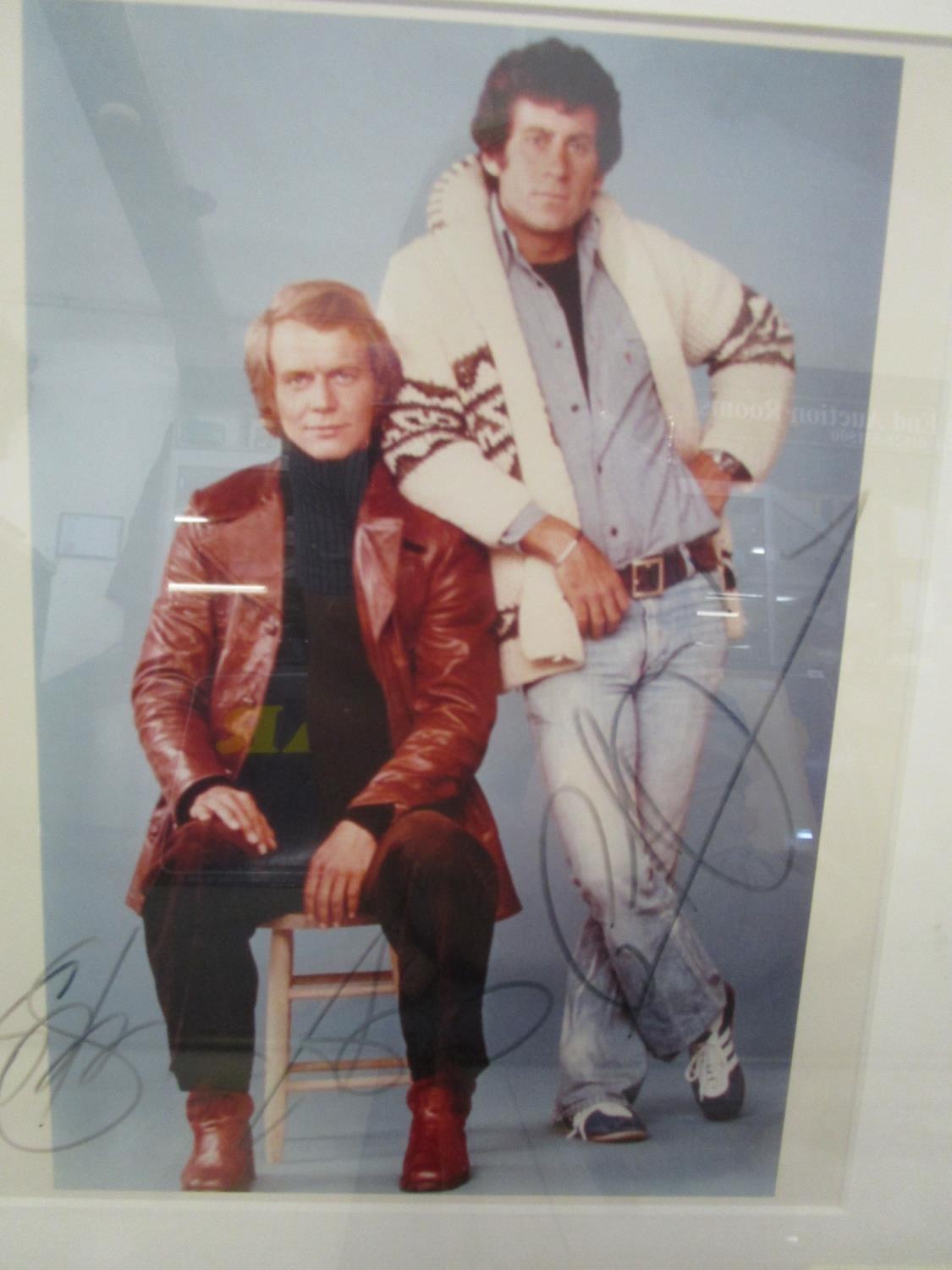 A group of prints, photographs and others to include a signed Starsky and Hutch photograph, all - Image 2 of 2