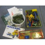 A collection of Meccano